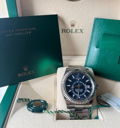 Rolex Sky-dweller Blue Oyster