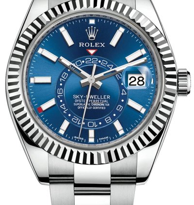 Rolex Sky-dweller Blue Oyster Bracelet 326934 Unworn 2023