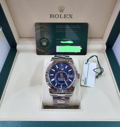 Rolex Sky-dweller Bnib Sky-dweller Blue Dial Oyster 2023 new Release