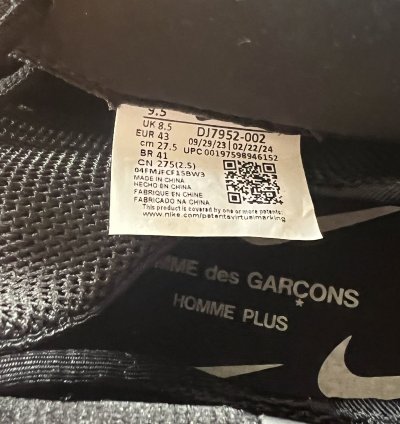 Comme Des Gar Ons Homme Plus Nike Foamposite One Cat Eye