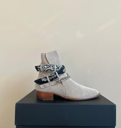 Bandana Buckle Boot In Tan