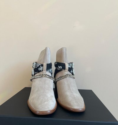 Bandana Buckle Boot In Tan