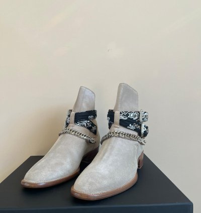 Bandana Buckle Boot In Tan
