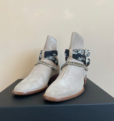 Bandana Buckle Boot In Tan