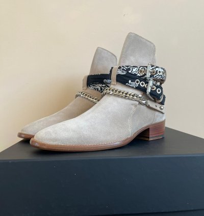 Bandana Buckle Boot In Tan