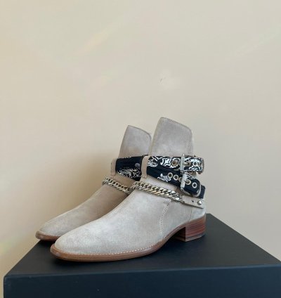 Bandana Buckle Boot In Tan