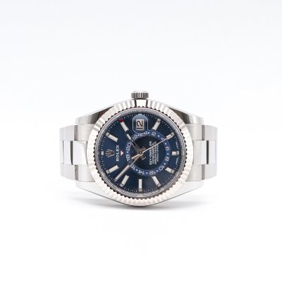 Rolex Sky-dweller Bright Blue New Unworn Year 2017 Full Set With Original Receipt