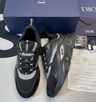 Dior B22 Black Reflective