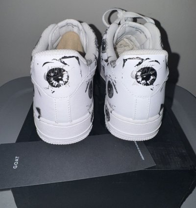 Comme Des Garcons Supreme Nike Air Force 1 Low Eyes