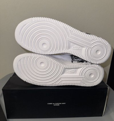 Comme Des Garcons Supreme Nike Air Force 1 Low Eyes