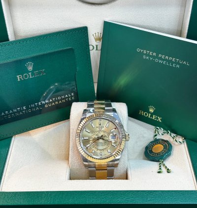 Rolex Sky-dweller Champagne Dial