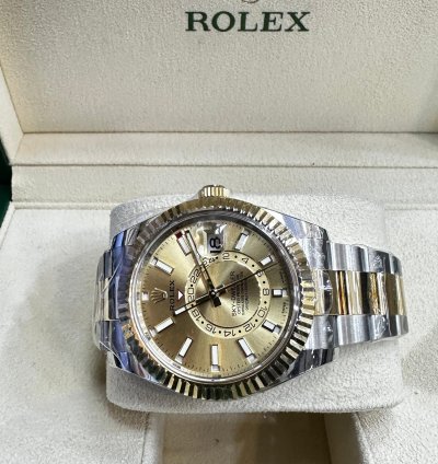 Rolex Sky-dweller Champagne Dial