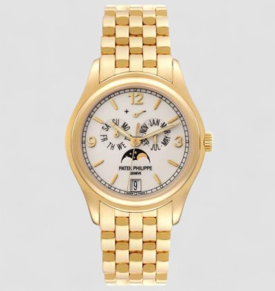 Patek Philippe Annual Calendar 5146 1j Cream Dial 18k Yellow Gold Bracelet