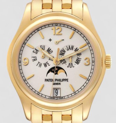 Patek Philippe Annual Calendar 5146 1j Cream Dial 18k Yellow Gold Bracelet
