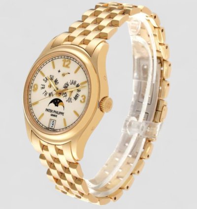 Patek Philippe Annual Calendar 5146 1j Cream Dial 18k Yellow Gold Bracelet