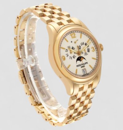 Patek Philippe Annual Calendar 5146 1j Cream Dial 18k Yellow Gold Bracelet