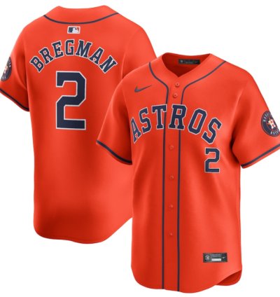 Alex Bregman 2 Houston Astros Alternate Limited Men Jersey - Orange