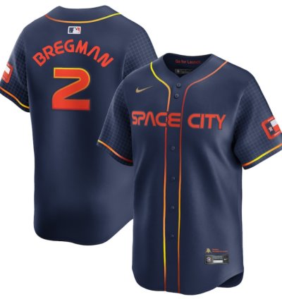 Alex Bregman 2 Houston Astros City Connect Limited Men Jersey - Navy