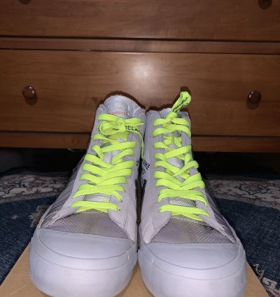 2018 Nike Blazer Mid Off-white Wolf Grey Serena Queen