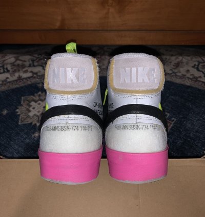 2018 Nike Blazer Mid Off-white Wolf Grey Serena Queen