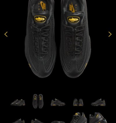Corteiz Crtz Nike Air Max Honey Blacks - Size 11
