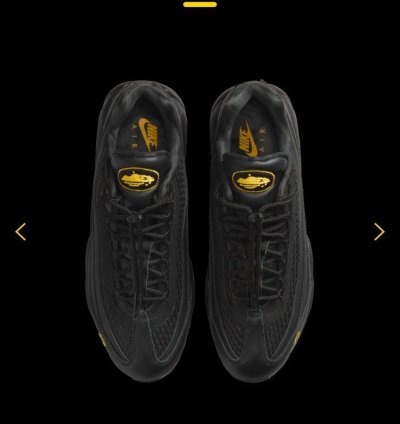Corteiz Crtz Nike Air Max Honey Blacks - Size 11