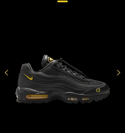 Corteiz Crtz Nike Air Max Honey Blacks - Size 11
