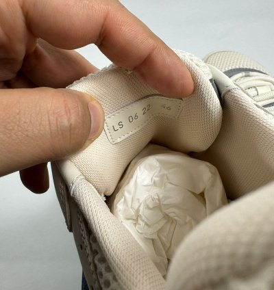 Beige Blue B22 Sneakers