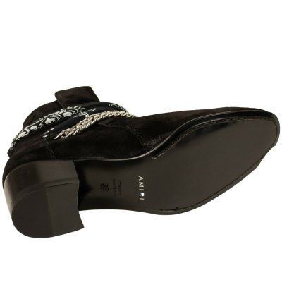 Black Bandana Buckle Boot Size 37