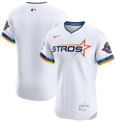 Houston Astros 2025 City Connect Elite Men Jersey - White