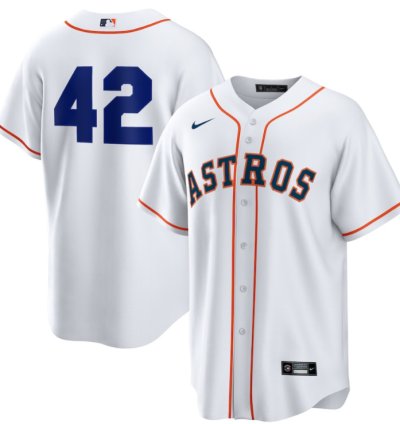 Houston Astros Home 2025 Jackie Robinson Day Men Jersey - White