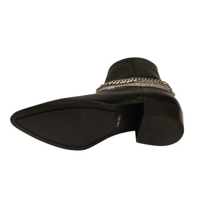 Black Chain Boots Size 43 5