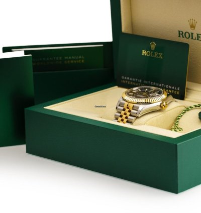 Rolex Sky-dweller Full Set - Sky Dweller 326933 Steel Gold Black Dial Jubilee 2023 42 Mm New Watch