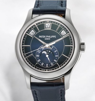 Patek Philippe Annual Calendar 5205g Blue Dial 18k White Gold