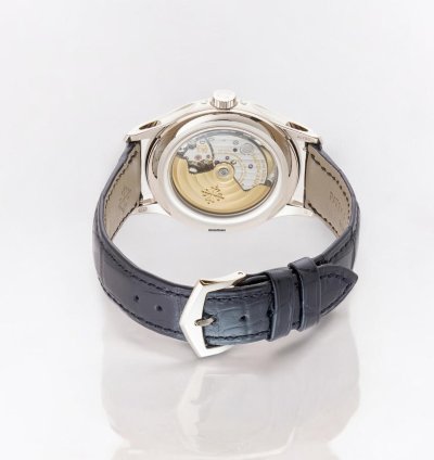 Patek Philippe Annual Calendar 5205g Blue Dial 18k White Gold