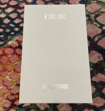 Black Dior Birkenstock Tokio Mule