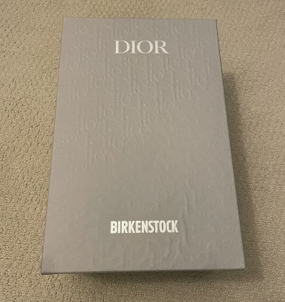 Black Dior Birkenstocks Size 43 New Never Worn