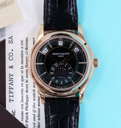Patek Philippe Annual Calendar 5205r - Tiffany Co - Full Set - Very Rare - Excellent Condition