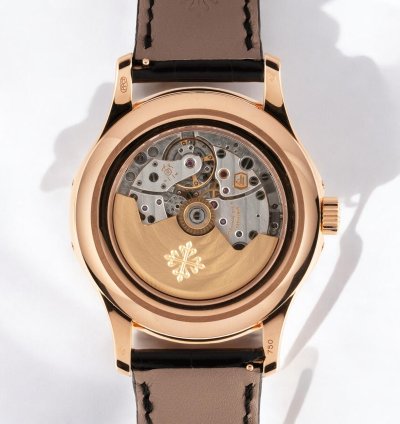 Patek Philippe Annual Calendar 5205r Black Dial 18k Rose Gold