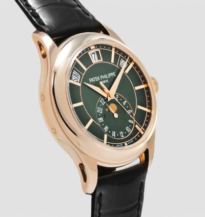Patek Philippe Annual Calendar 5205r Green Dial 18k Rose Gold