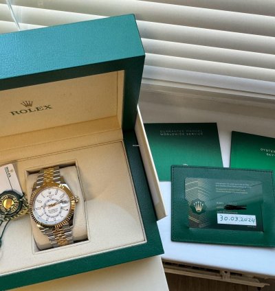 Rolex Sky-dweller Fullset Ungetragen 2024