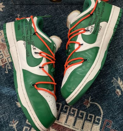 2019 Off White Nike Dunk Low Pine Green