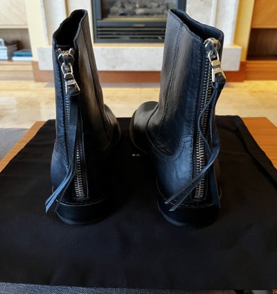 Black Leather Shane Boots Handmade In California Rare