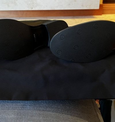 Black Leather Shane Boots Handmade In California Rare