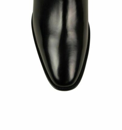 Black Patent Leather Bandana Ankle Boot Shoes Size 10 Us