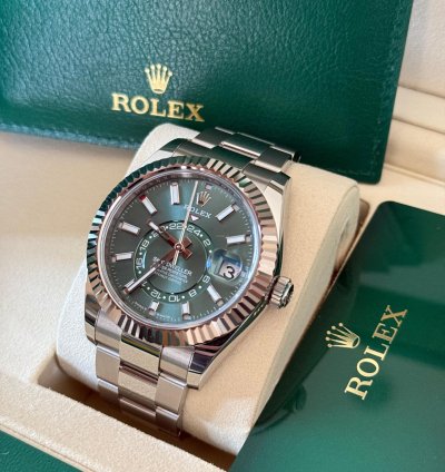 Rolex Sky-dweller Green 2024
