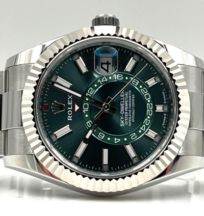 Rolex Sky-dweller Green Dial Oyster Bracelet 336934 Unworn 2025