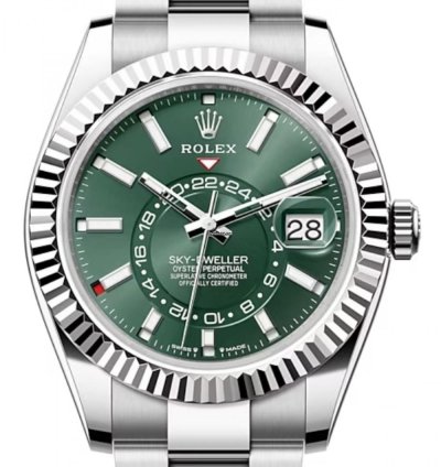 Rolex Sky-dweller Green Dial Oyster Bracelet 336934 Unworn 2025