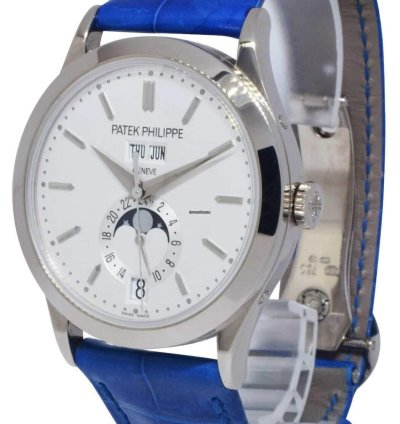 Patek Philippe Annual Calendar 5396 18k White Gold Annual Calendar 38mm Mens Watch 10 5396g