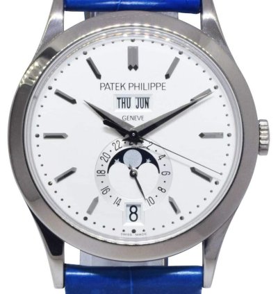 Patek Philippe Annual Calendar 5396 18k White Gold Annual Calendar 38mm Mens Watch 10 5396g